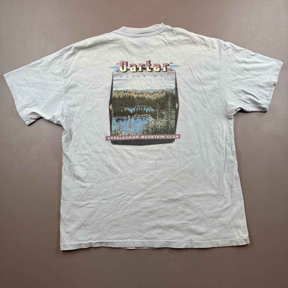 Vintage AMC Carter Notch Hut Tee XL Single Stitch Hanes Beefy-T USA